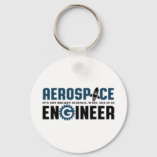 Der Spaß des "Funny Aerospace Engineer" ist Rakete Schlüsselanhänger