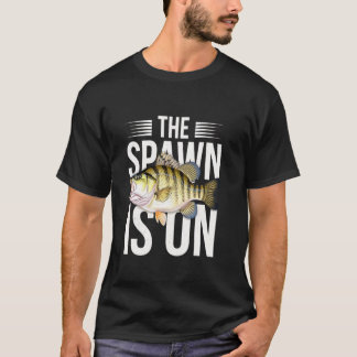 Der Spawn ist auf lustige Crappie-Angelsaison Fish T-Shirt