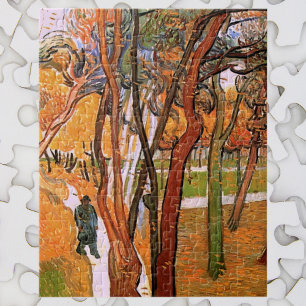 Der Spaziergang: Fallende Blätter von Vincent van  Puzzle