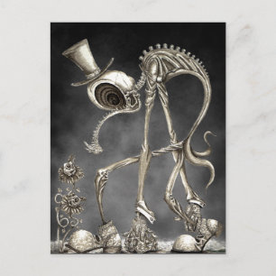 Der Spaziergang im Hintergrund Postkarte