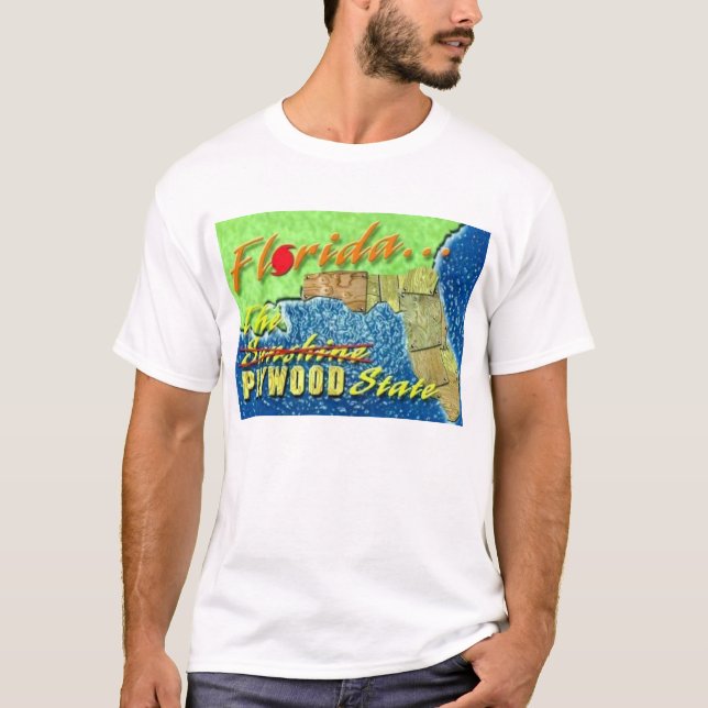 Der Sperrholz-Staat T-Shirt (Vorderseite)
