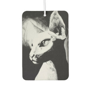 Der Sphynx Cat Feline Original Art Freshener Autolufterfrischer
