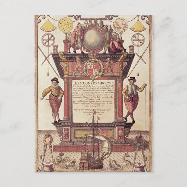 Der Spiegel der Mariner, Titelseite Postkarte (Vorderseite)