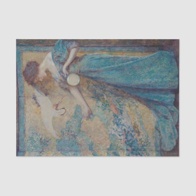 Der Spiegel von Robert Reid Seidenpapier (Vorderseite)