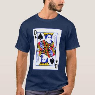 Der Spielkarte-Männer Obama der T - Shirt