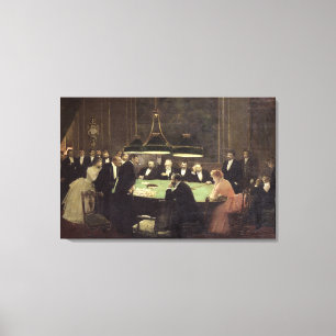 Der Spielsaal im Casino, 1889 Leinwanddruck