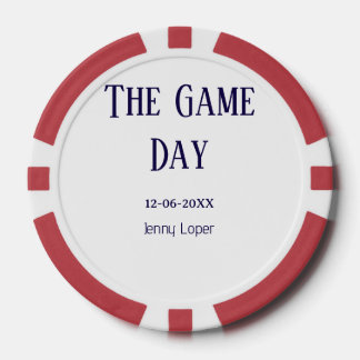 der Spieltag Fußballvereinsname Jahr Datum Pokerchips