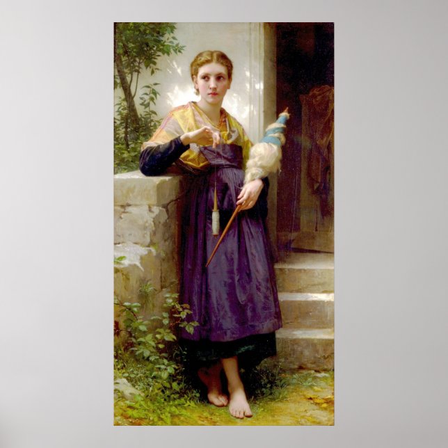 Der Spinner (1873) Poster (Vorne)