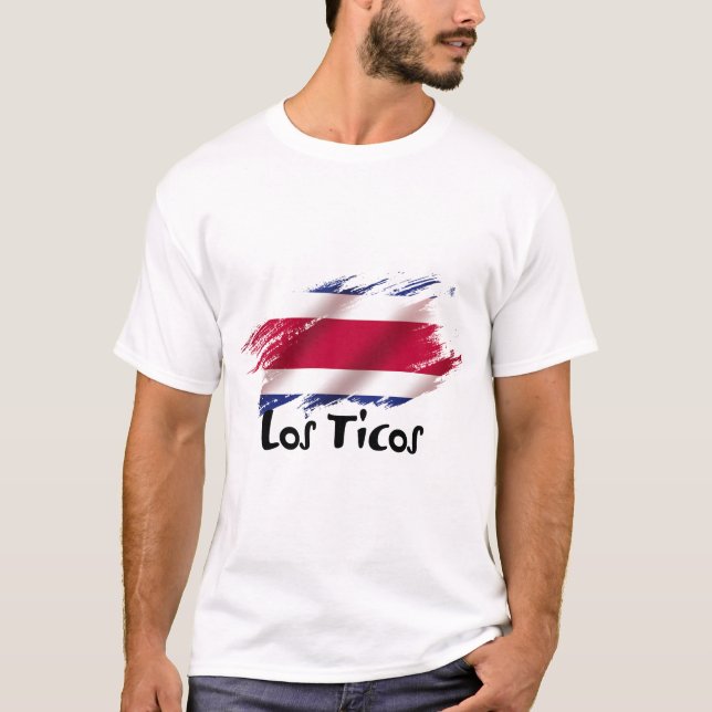 der Spitzname für die Nationalmannschaft Costa Ric T-Shirt (Vorderseite)
