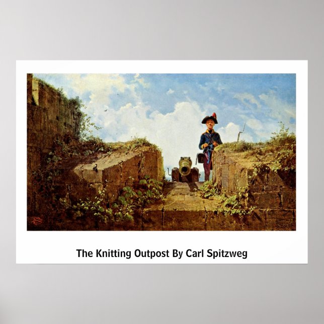 Der Spitzweg von Carl Spitzweg Poster (Vorne)