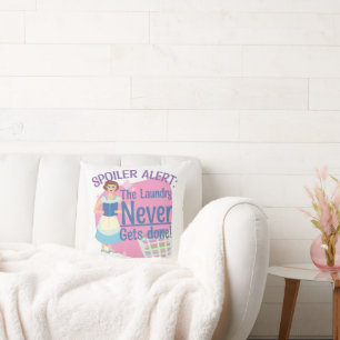 Der Spoiler hat noch nie das Retro-Gal des Laderam Kissen