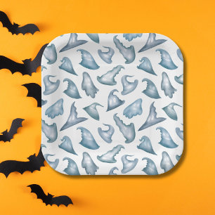 Der Spooky Boo Hexe hasst Halloween Pappteller