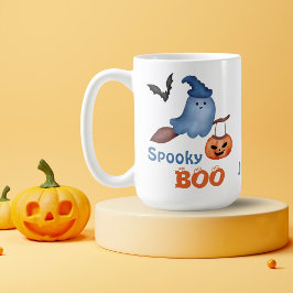 Der Spooky Boo Trick oder das Halloween des Kids Kaffeetasse