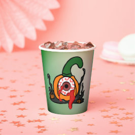 Der spöttische Blutschuss Kürbis Pappbecher