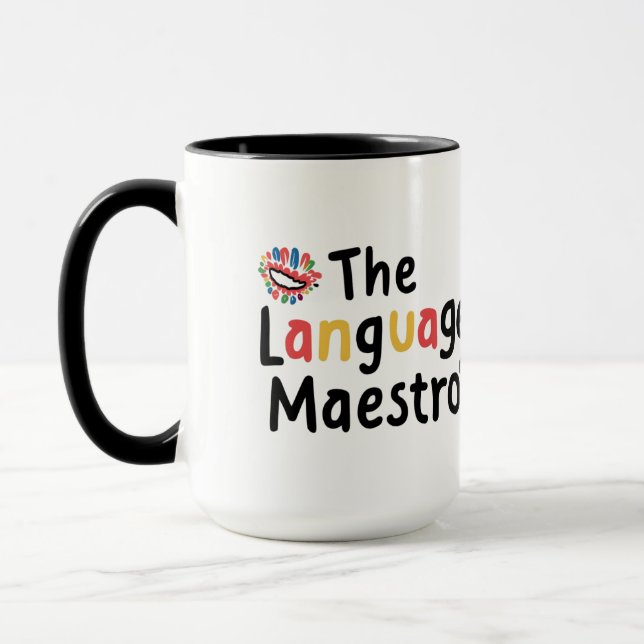 Der Sprachmeister Tasse (Links)