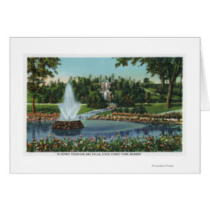 Der Springbrunnen und die Wasserfälle