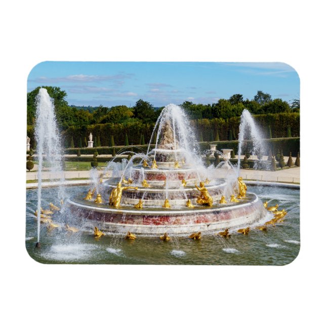 Der Springbrunnen von Latona im Garten von Versail Magnet (Horizontal)