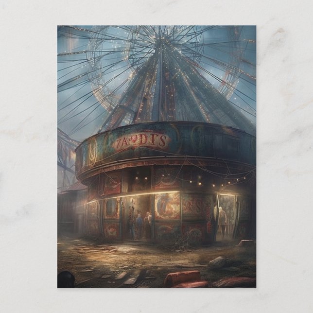 Der Spuk Karneval ohne andonischen Hintergrund Postkarte (Vorderseite)