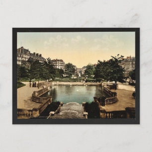 Der Square und der Place D'Arcy, Dijon, Frankreich Postkarte