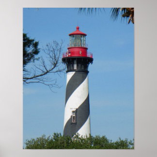 DER ST. AUGUSTINE LIGHTHOUSE Poster