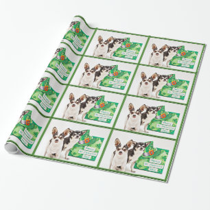 Der St. Patrick's Day Chihuahua Geschenkpapier