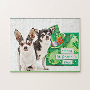 Der St. Patrick's Day Chihuahua Puzzle