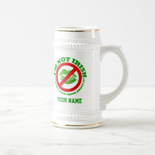 Der St. Patrick's Day darf nicht küssen Bierglas