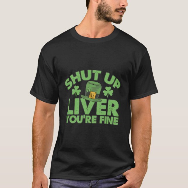 Der St Pattys Day soll die Leber aufhalten T-Shirt (Vorderseite)