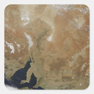 Der Staat Südaustraliens Quadratischer Aufkleber