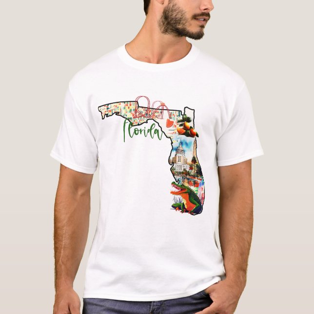 Der Staat von Florida T-Shirt (Vorderseite)