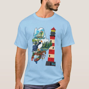 Der Staat von Maine T-Shirt