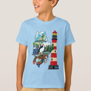 Der Staat von Maine T-Shirt