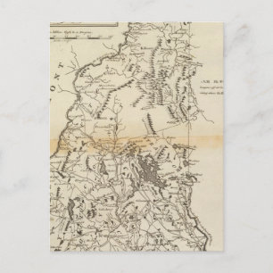 Der Staat von New Hampshire Postkarte