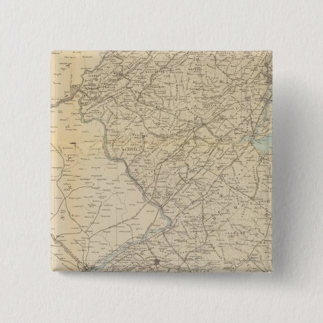 Der Staat von New Jersey, 1877 Button (Vorderseite)