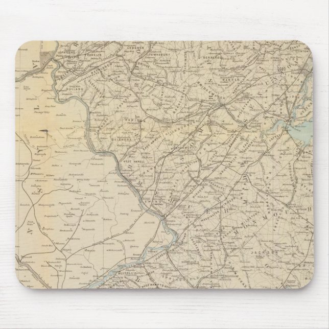 Der Staat von New Jersey, 1877 Mousepad (Vorne)