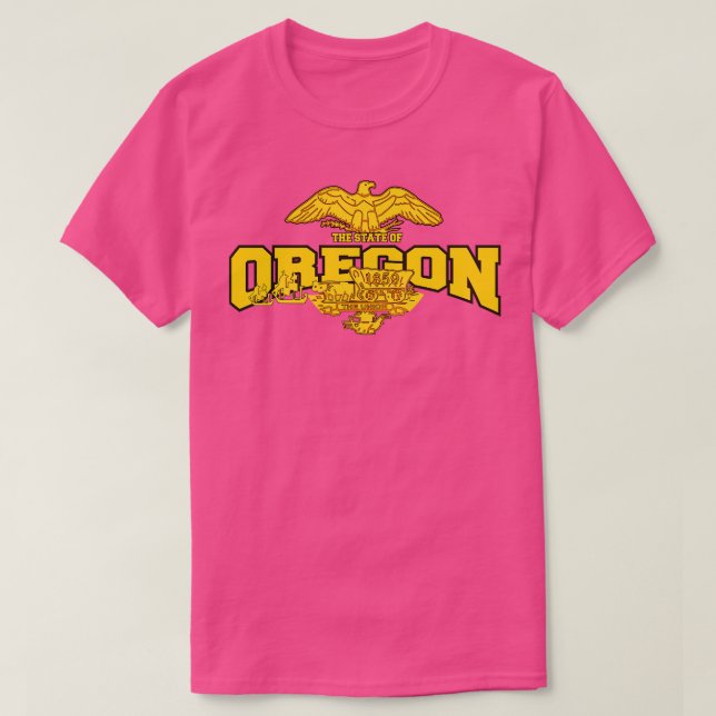 Der Staat von Oregon T-Shirt (Design vorne)