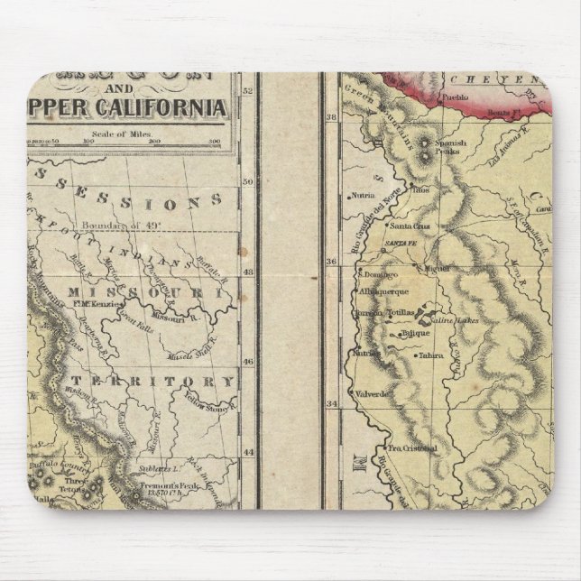 Der Staat von Texas Mousepad (Vorne)