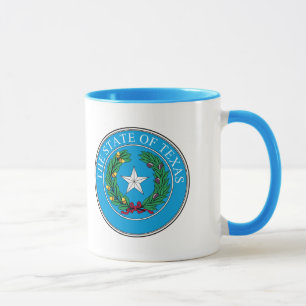 Der Staat von Texas-Siegel Tasse