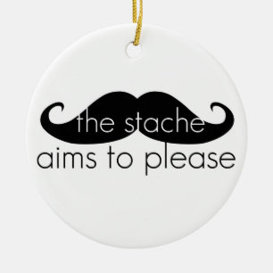 Der Stache strebt eine angenehme Parodie an Keramikornament