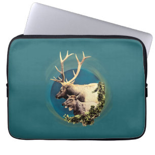 Der Stag und die Hinten Laptopschutzhülle