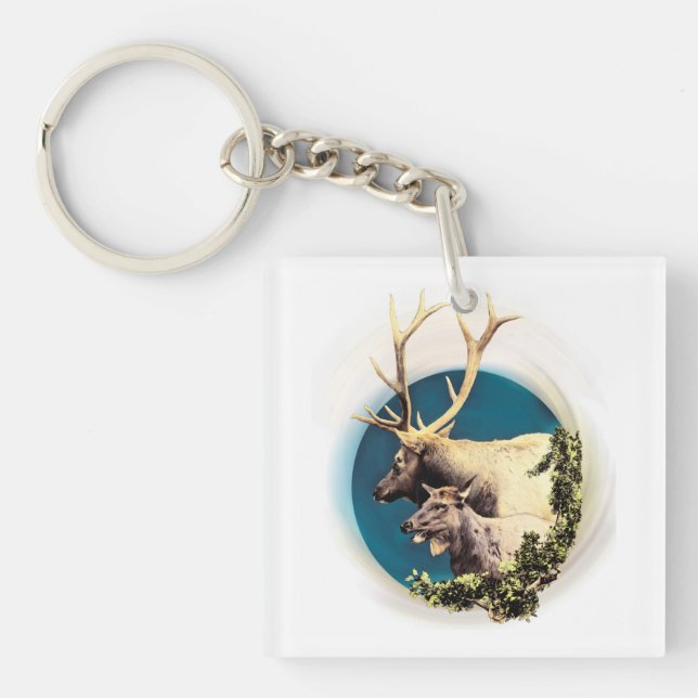 Der Stag und die Hinten Schlüsselanhänger (Vorderseite)