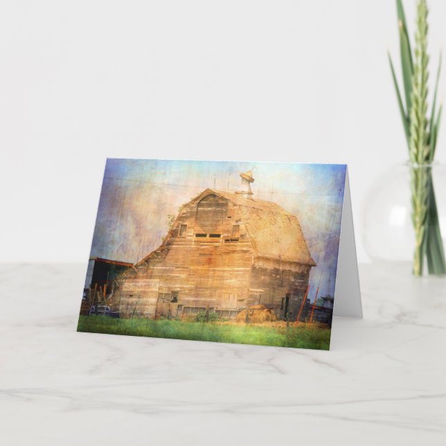 Der Stall mit der zerbrochenen Cupola Karte (Vorderseite)