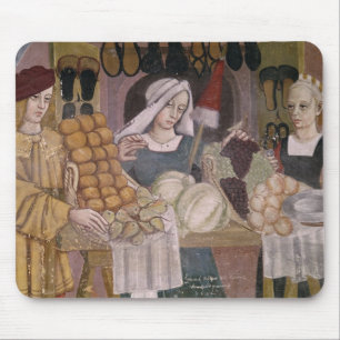 Der Stand der Frucht-Verkäufer Mousepad