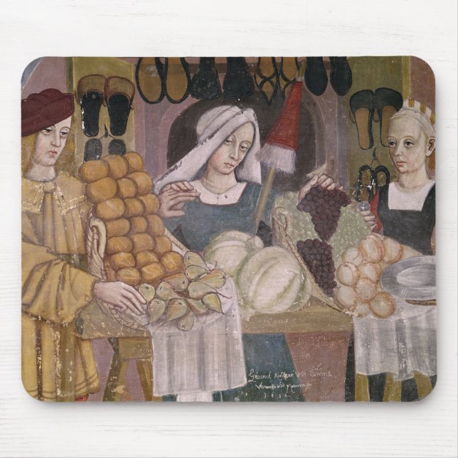 Der Stand der Frucht-Verkäufer Mousepad (Vorne)