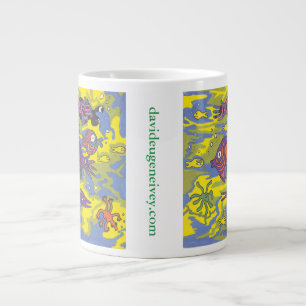 "Der Standpunkt einer Algen" davideugenervey.com Jumbo-Tasse