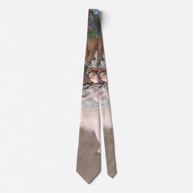 Der Star Dancer auf Bühne Edgar Degas Ballett Krawatte (Vorderseite)