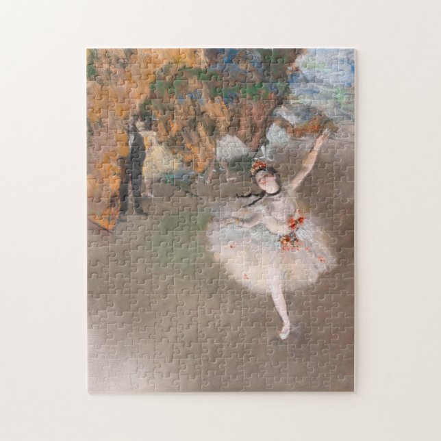 Der Star Dancer auf Bühne Edgar Degas Ballett Puzzle (Vertikal)