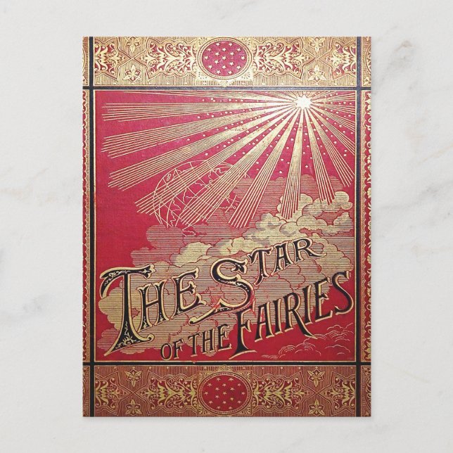 Der Star der Buchabdeckung von Fairies Postkarte (Vorderseite)
