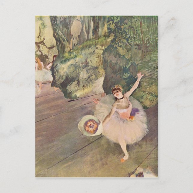 Der Star des Balletts von Edgar Degas Postkarte (Vorderseite)