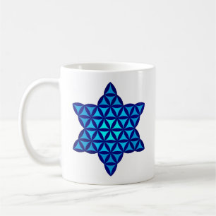 Der Star des Lebens Blau - Inverse, Cap Kaffeetasse